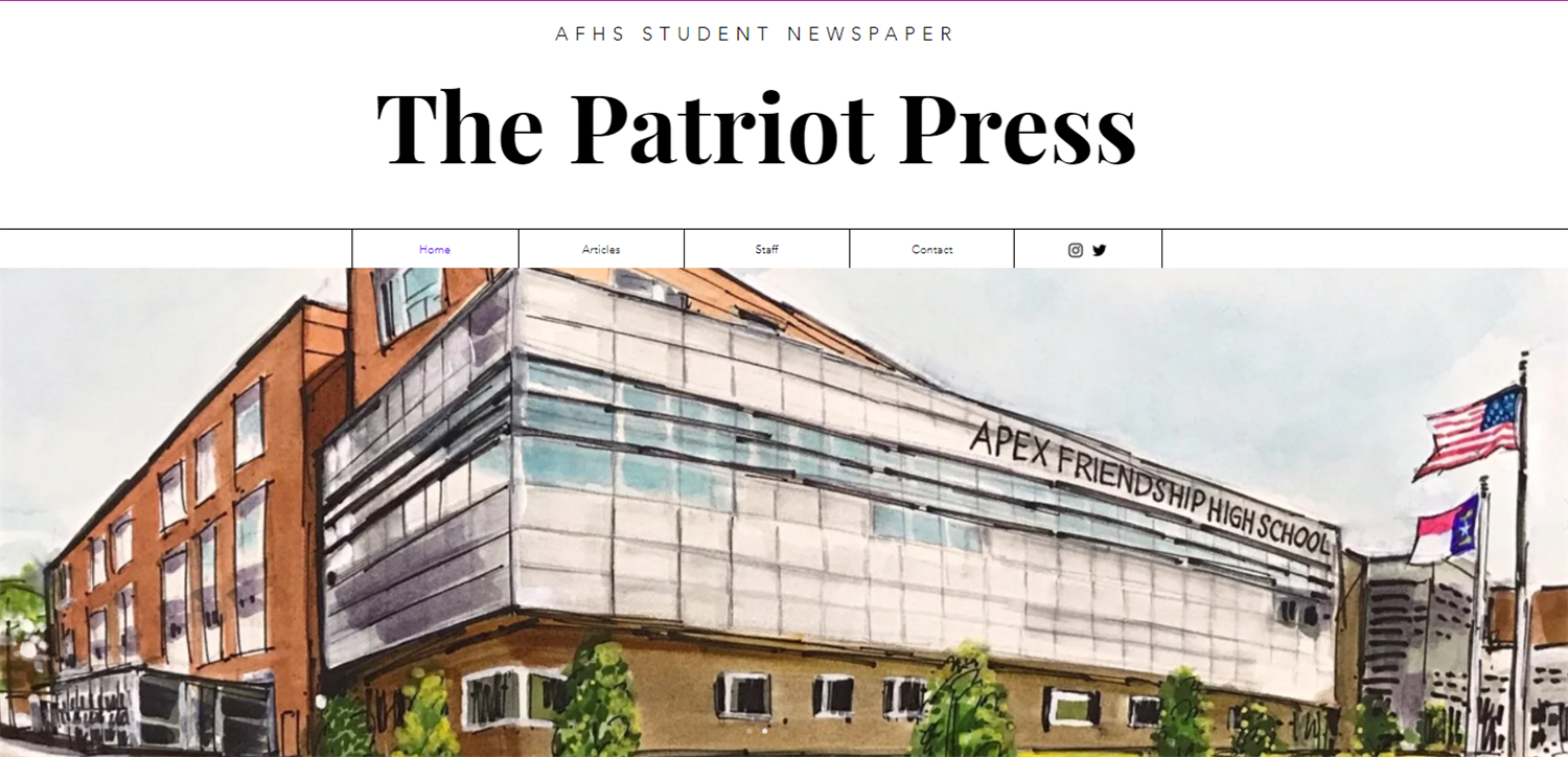 Click here for The Patriot Press Student Newspaper